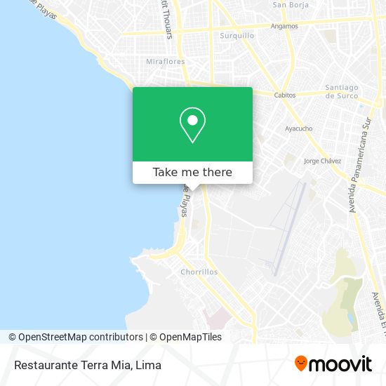 Restaurante Terra Mia map