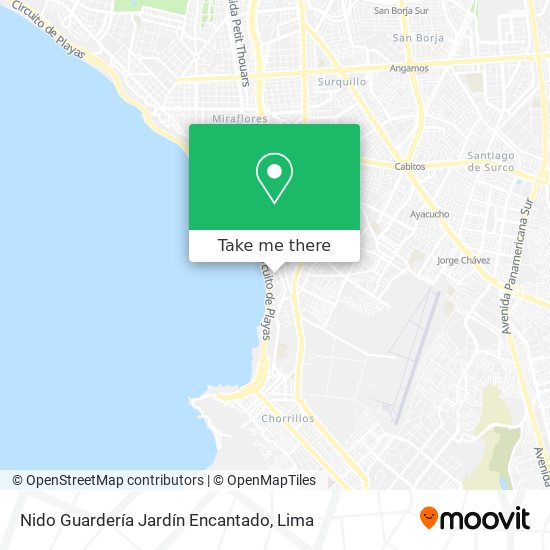 Nido Guardería Jardín Encantado map