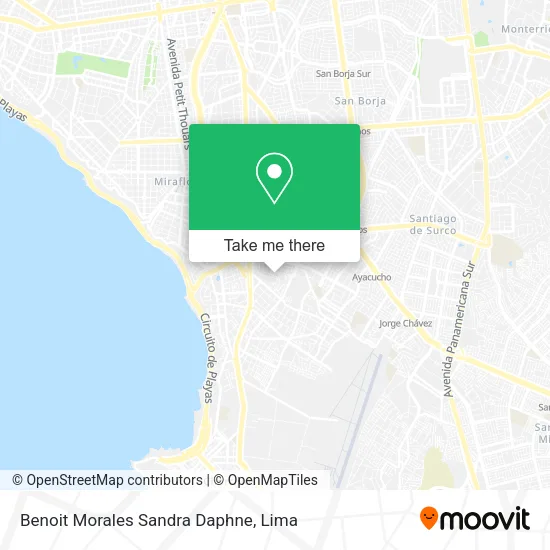 Mapa de Benoit Morales Sandra Daphne