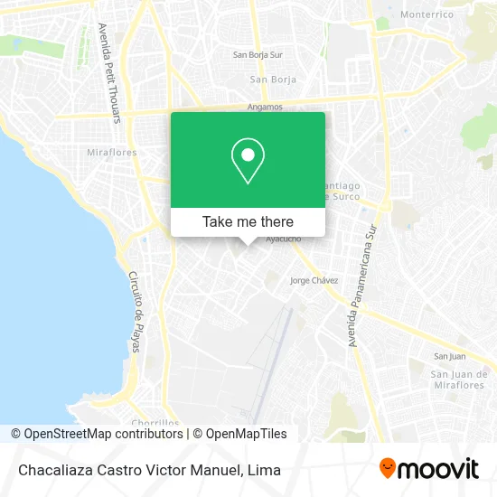Chacaliaza Castro Victor Manuel map