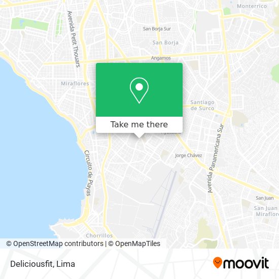 Deliciousfit map