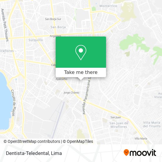 Mapa de Dentista-Teledental