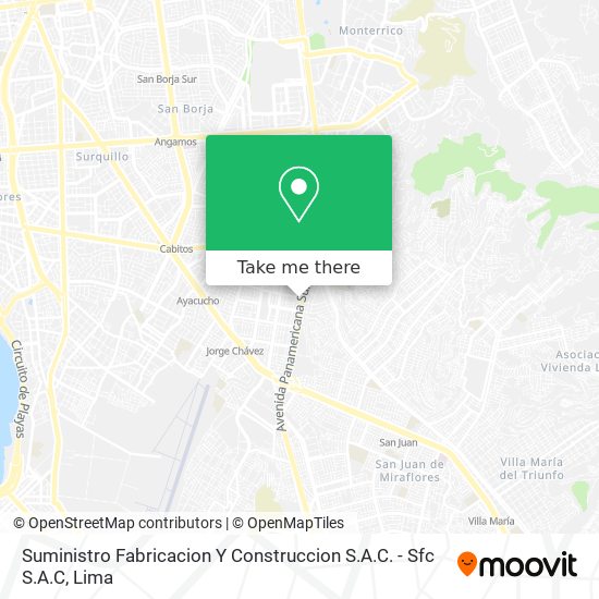 Suministro Fabricacion Y Construccion S.A.C. - Sfc S.A.C map