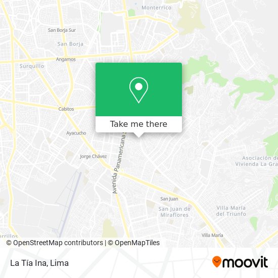 La Tía Ina map