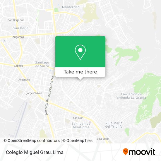 Colegio Miguel Grau map