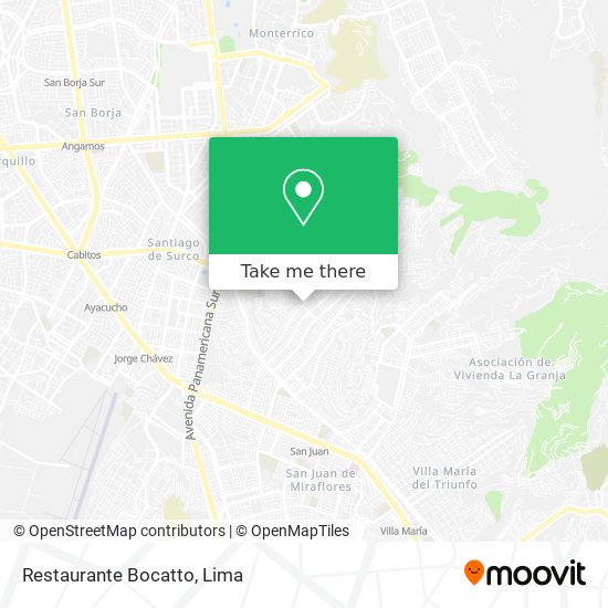 Restaurante Bocatto map