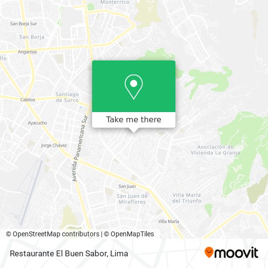 Mapa de Restaurante El Buen Sabor