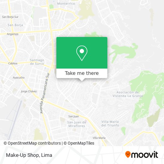 Make-Up Shop map