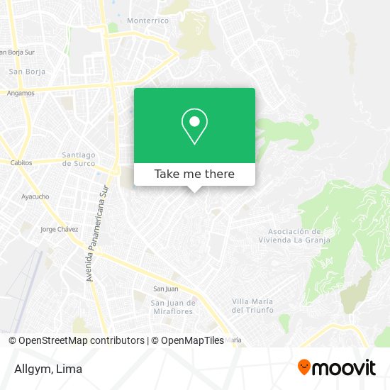 Mapa de Allgym