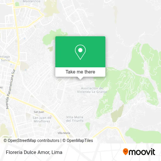 Floreria Dulce Amor map