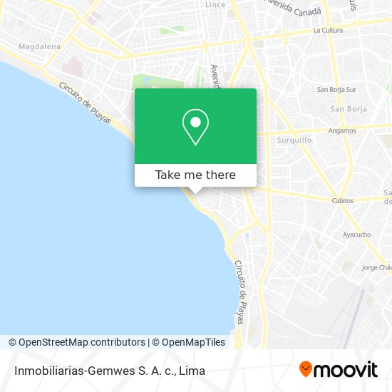 Inmobiliarias-Gemwes S. A. c. map