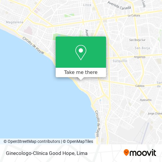 Ginecologo-Clínica Good Hope map