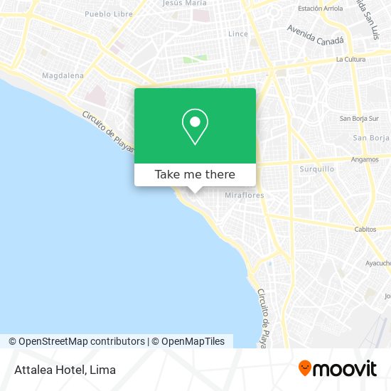 Attalea Hotel map