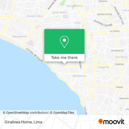 Giralinea Home map
