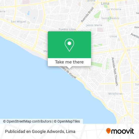 Publicidad en Google Adwords map