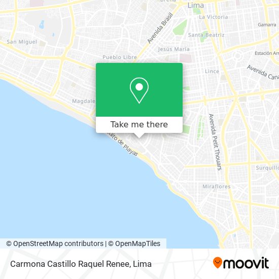 Carmona Castillo Raquel Renee map
