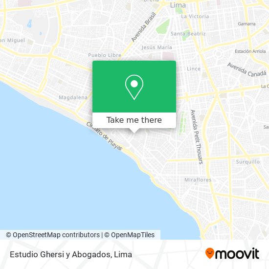 Estudio Ghersi y Abogados map