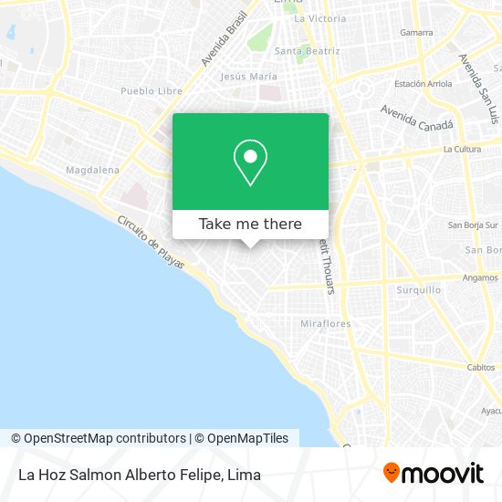 La Hoz Salmon Alberto Felipe map