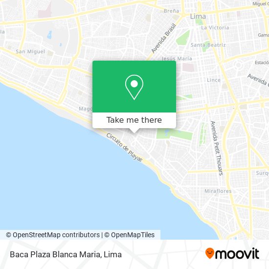 Baca Plaza Blanca Maria map