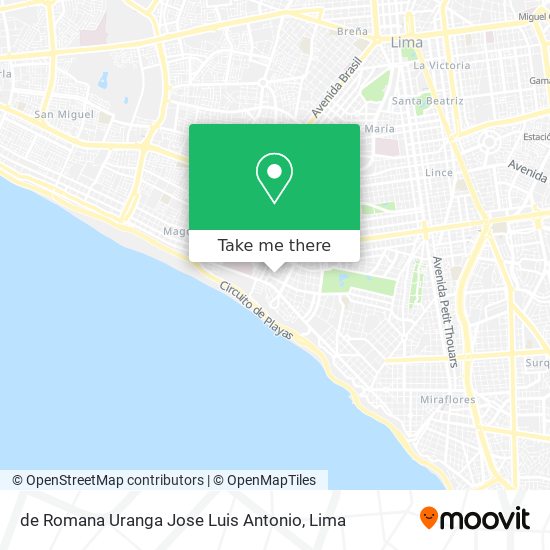 de Romana Uranga Jose Luis Antonio map