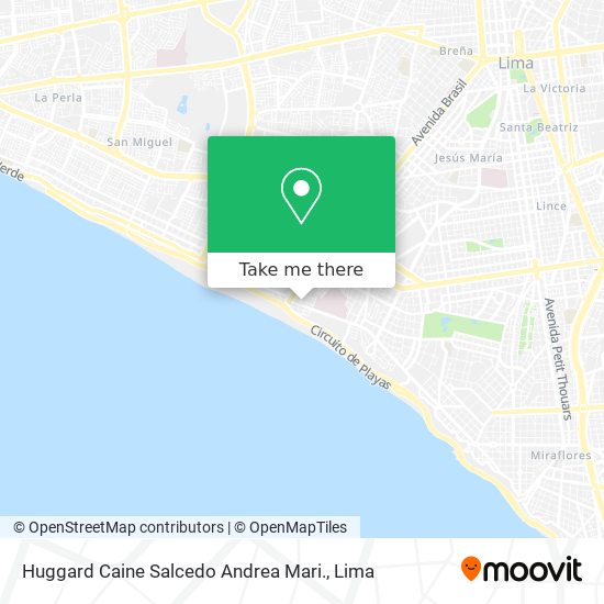 Mapa de Huggard Caine Salcedo Andrea Mari.