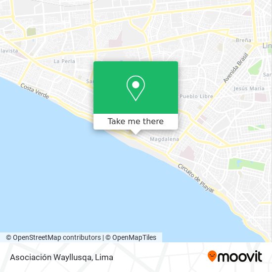 Asociación Wayllusqa map