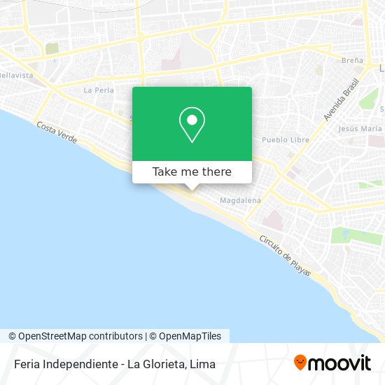 Mapa de Feria Independiente - La Glorieta