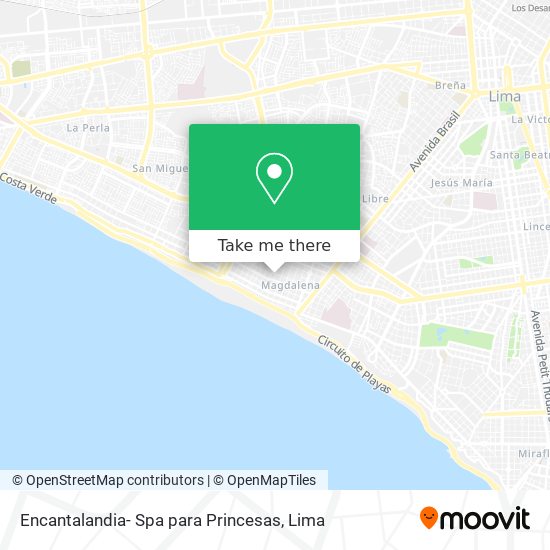Encantalandia- Spa para Princesas map