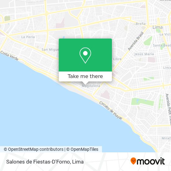 Salones de Fiestas-D'Forno map