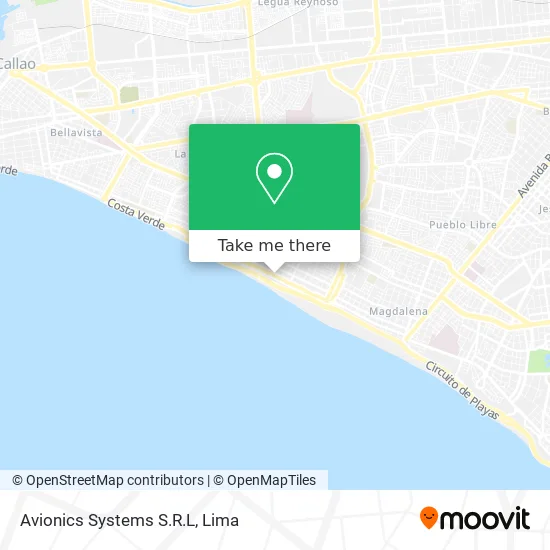 Avionics Systems S.R.L map