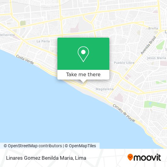 Mapa de Linares Gomez Benilda Maria