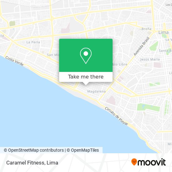 Caramel Fitness map