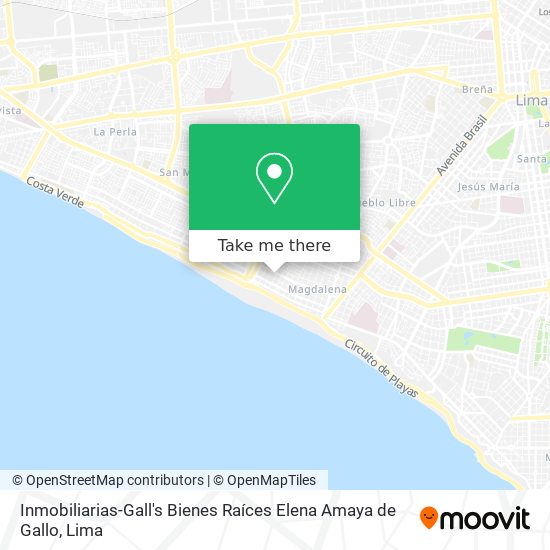 Inmobiliarias-Gall's Bienes Raíces Elena Amaya de Gallo map