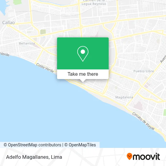 Adelfo Magallanes map