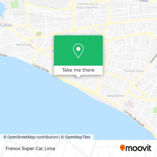 Frenos Super Car map