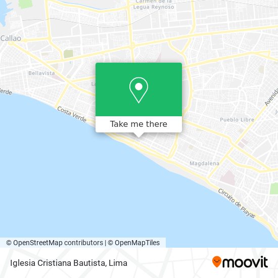Iglesia Cristiana Bautista map