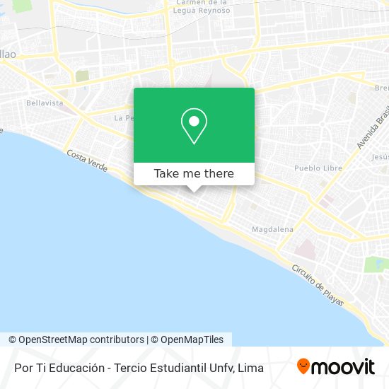 Por Ti Educación - Tercio Estudiantil Unfv map