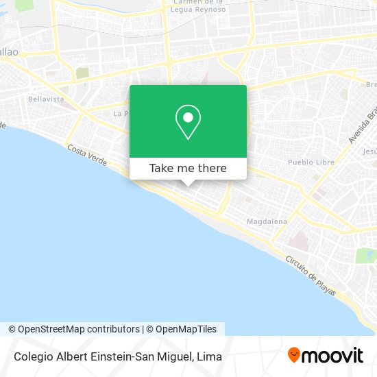 Colegio Albert Einstein-San Miguel map