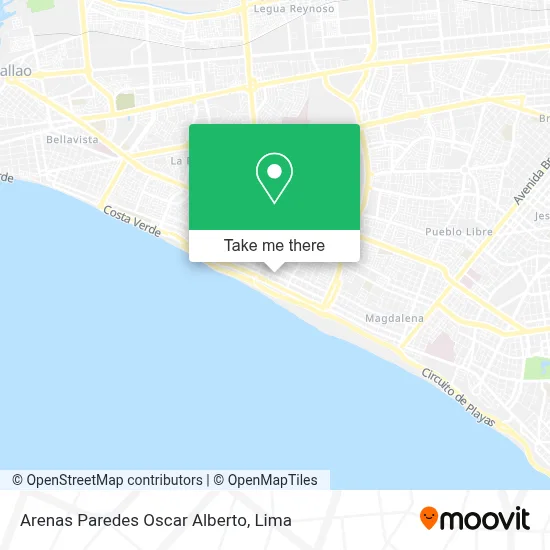 Arenas Paredes Oscar Alberto map