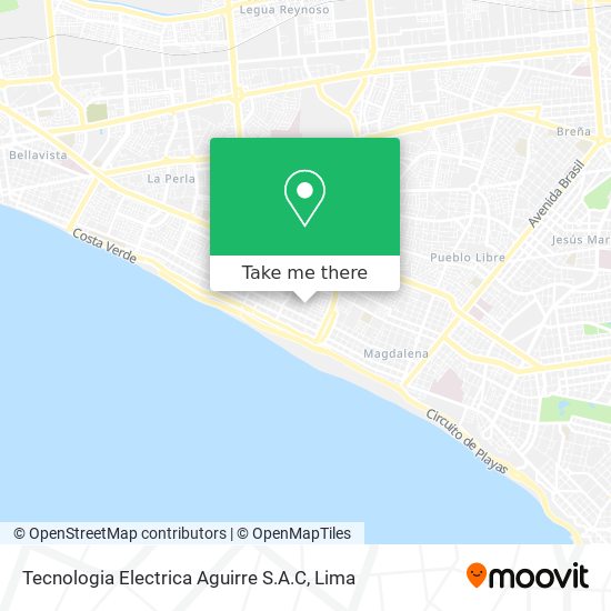 Tecnologia Electrica Aguirre S.A.C map