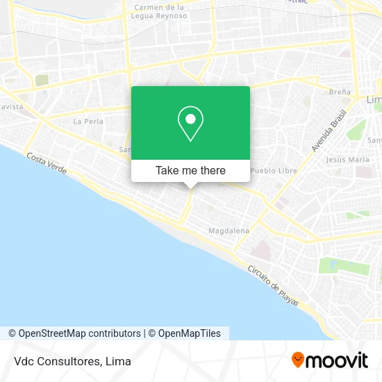 Mapa de Vdc Consultores