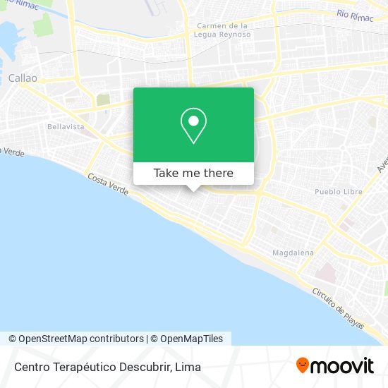 Mapa de Centro Terapéutico Descubrir