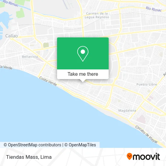 Mapa de Tiendas Mass