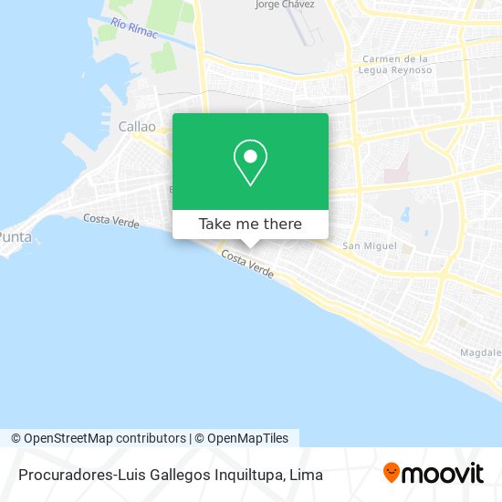 Procuradores-Luis Gallegos Inquiltupa map