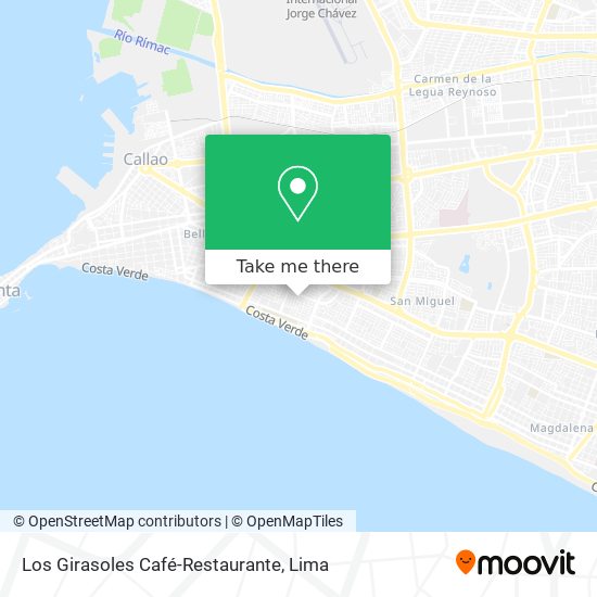 Los Girasoles Café-Restaurante map