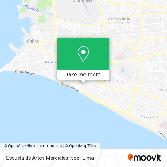Escuela de Artes Marciales Issei map