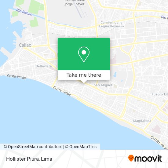 Hollister Piura map