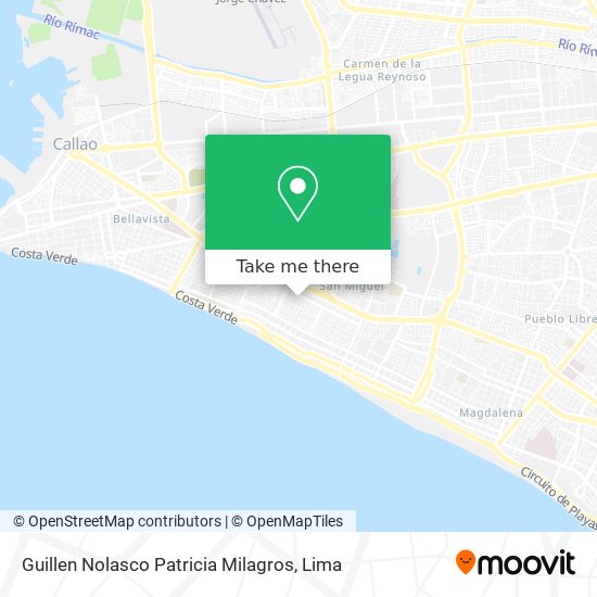 Guillen Nolasco Patricia Milagros map