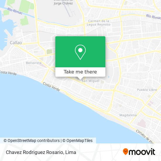 Mapa de Chavez Rodriguez Rosario