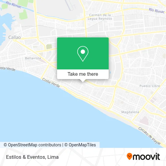 Estilos & Eventos map